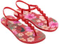 CHANCLAS RED PINK YELLOW