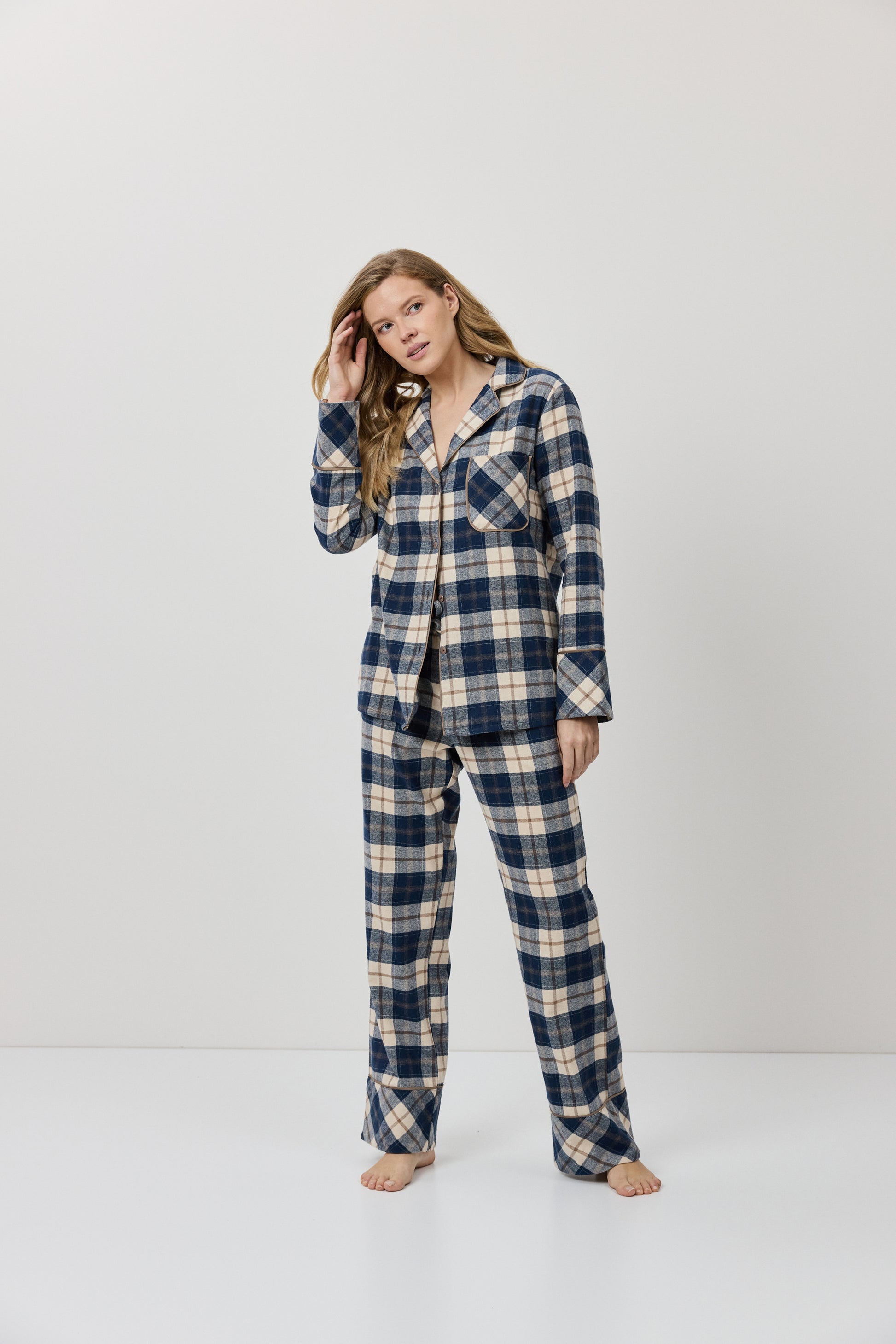 Pijama largo Morgana - flanesyfresones