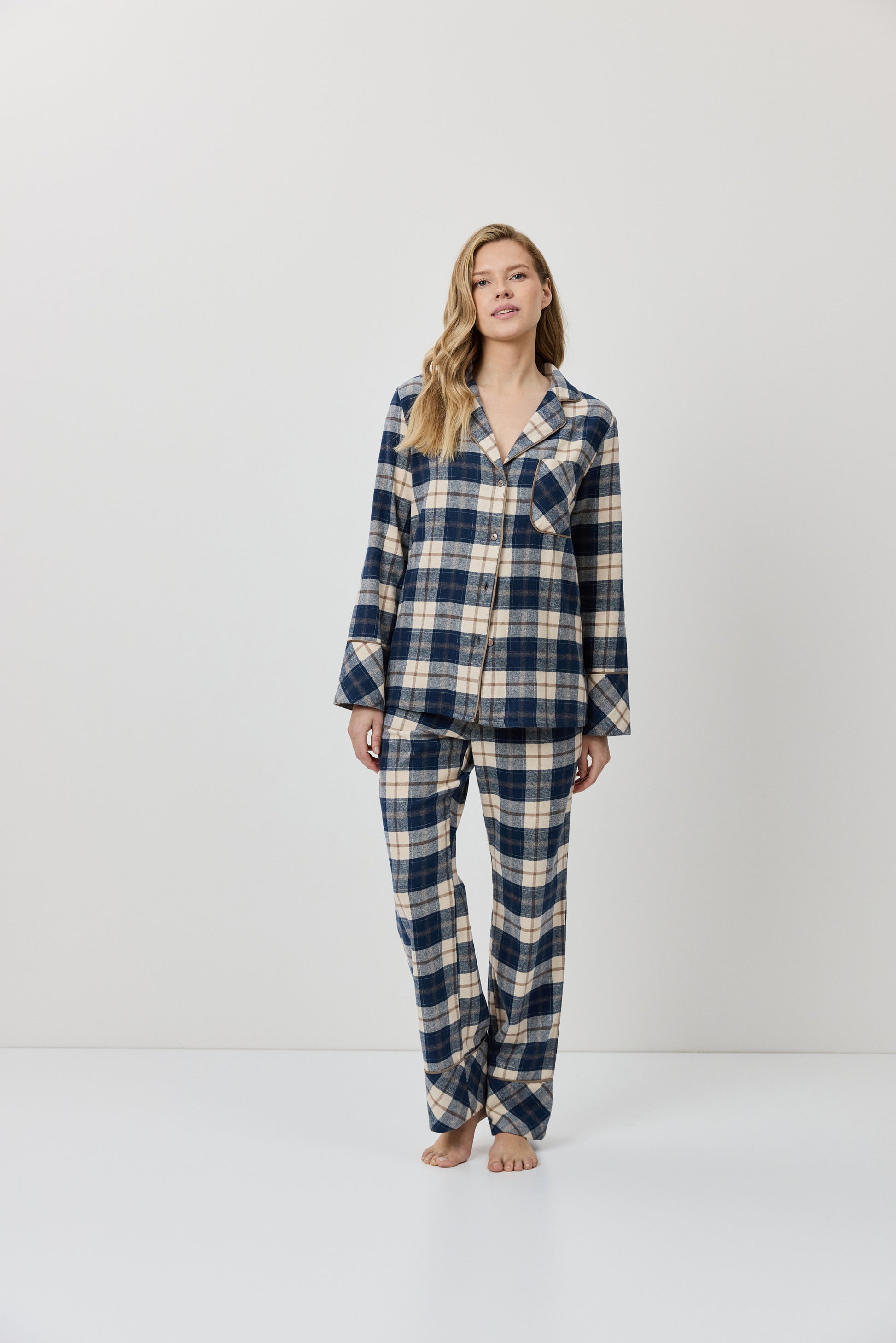 Pijama largo Morgana - flanesyfresones