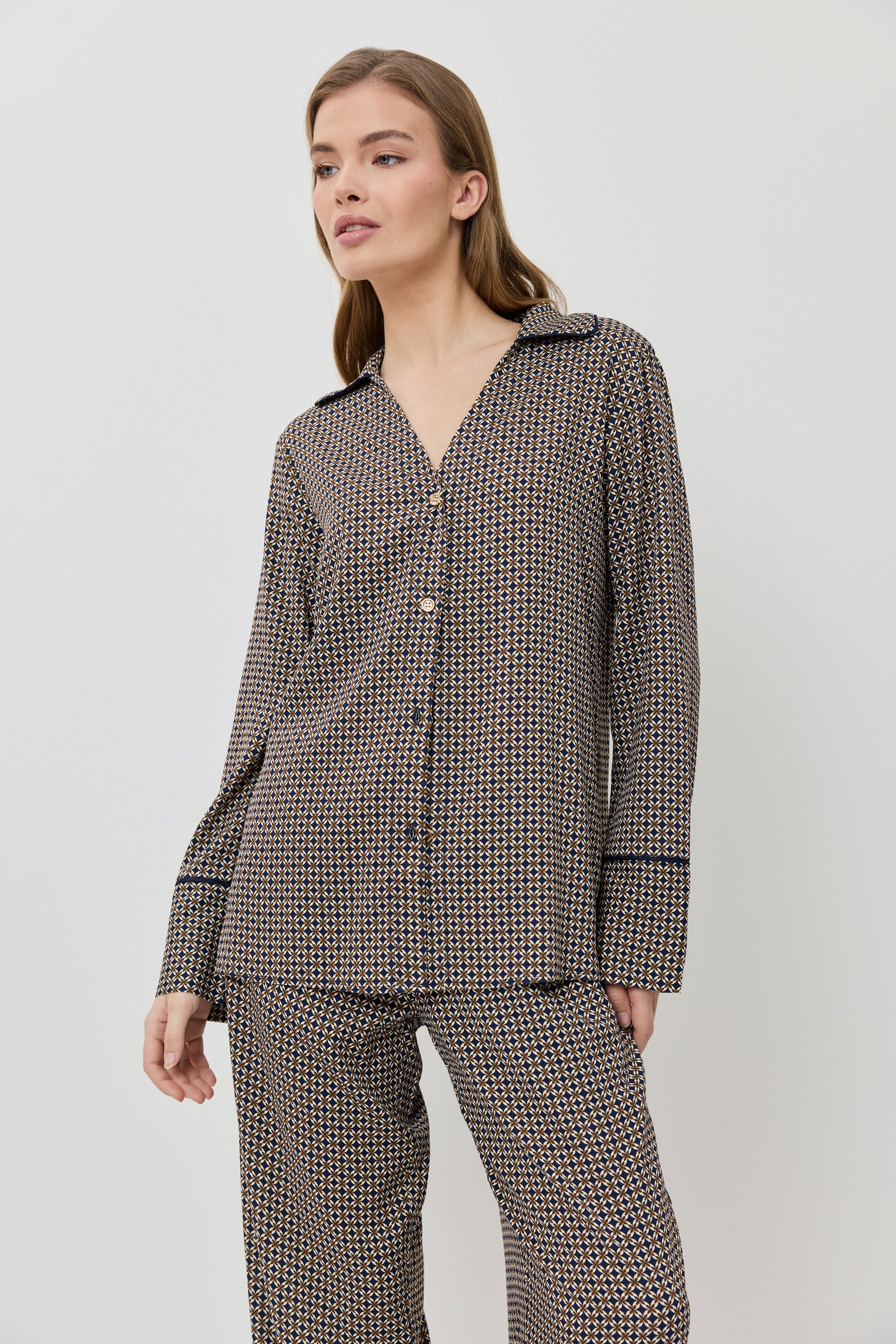 Pijama largo Ophira - flanesyfresones