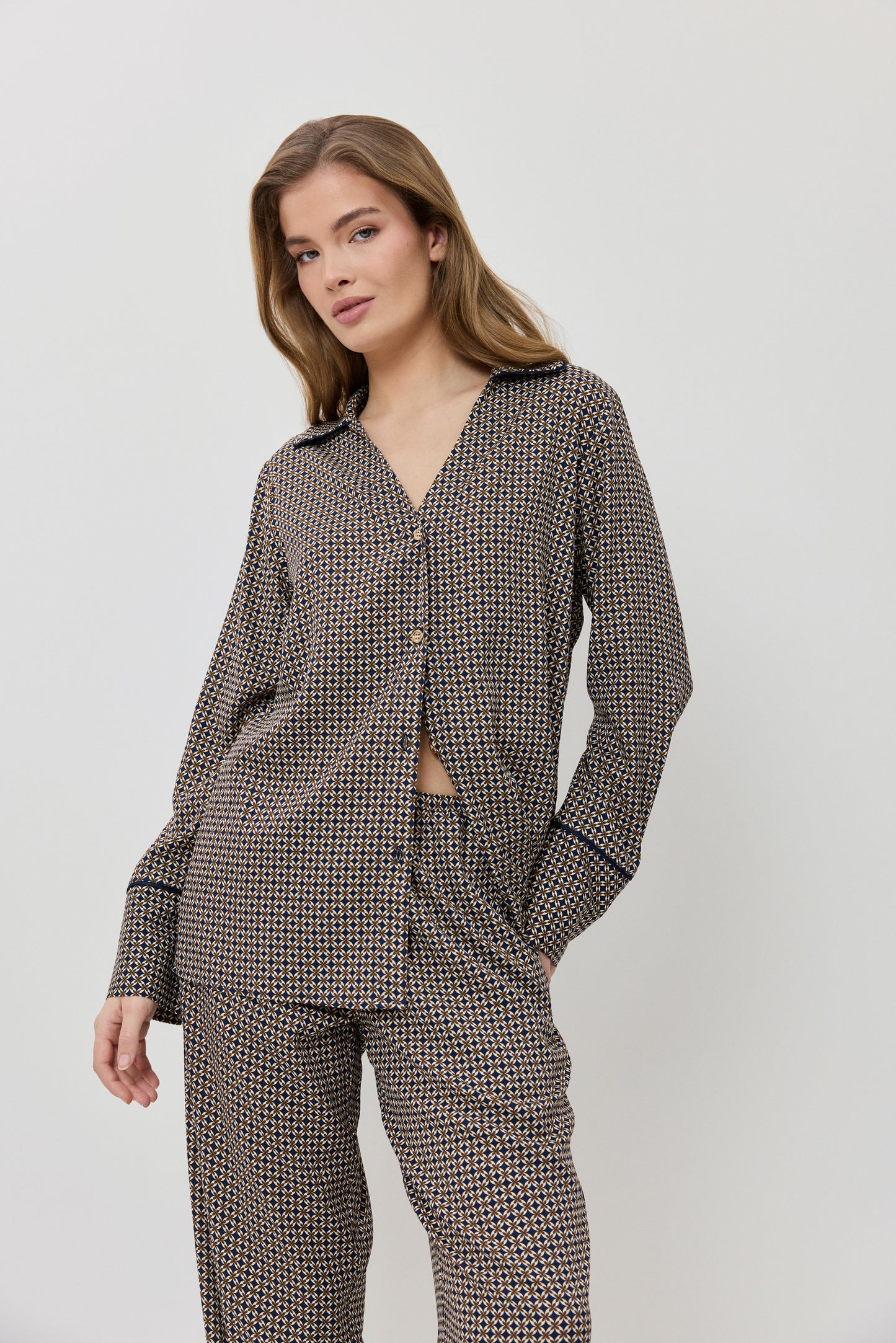 Pijama largo Ophira - flanesyfresones