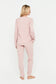 Pijama Dos Piezas Rosa