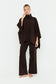 Conjunto Punto Poncho Marrón
