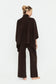 Conjunto Punto Poncho Marrón