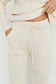 Conjunto Punto Escote Redondo Ochos Crema