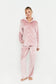 Pijama Mujer Camisero Rosa
