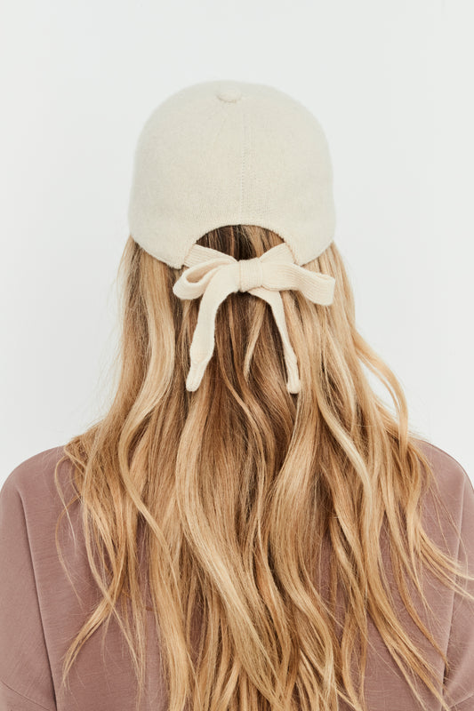 Gorra de Lana Crema