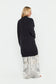 Chaqueta Cremallera Larga Gris