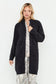 Chaqueta Cremallera Larga Gris