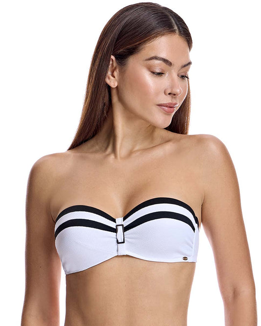 Sujetador Bikini blanco bandeau