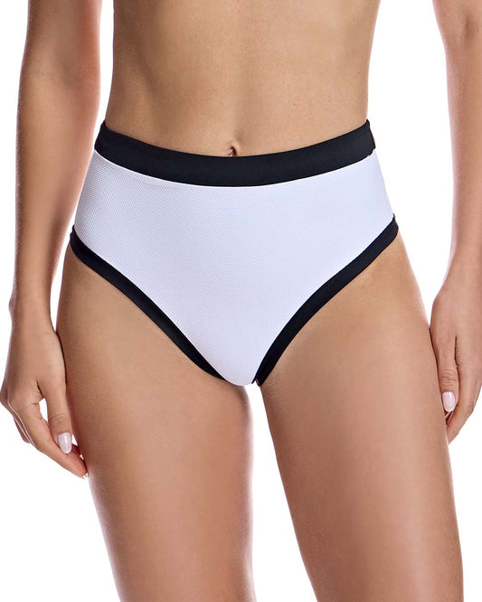 Braguita Bikini blanca talle alto