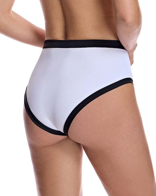 Braguita Bikini blanca talle alto
