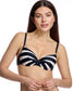 Biquini top blanco y negro - flanesyfresones