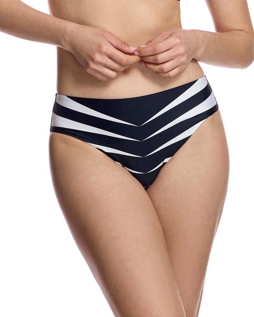 Braguita biquini blanco y negro