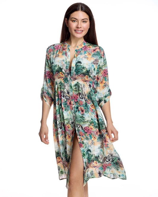 Vestido estampado floral