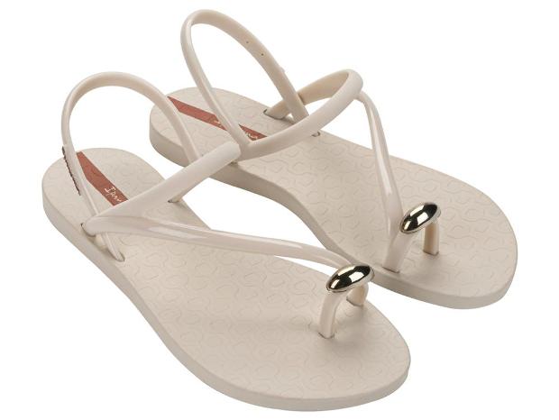IPANEMA GLAM RING SANDAL Beige Gold - flanesyfresones