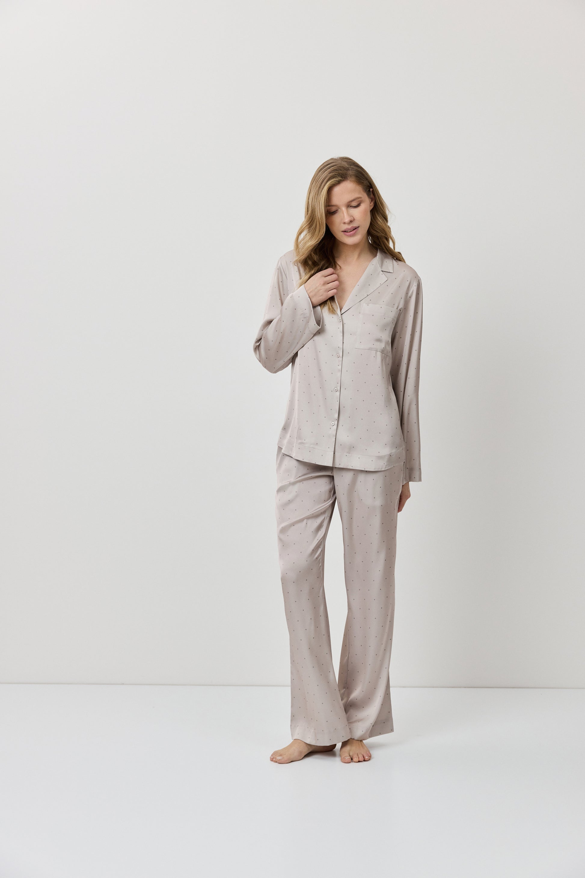 Pijama largo Zela - flanesyfresones