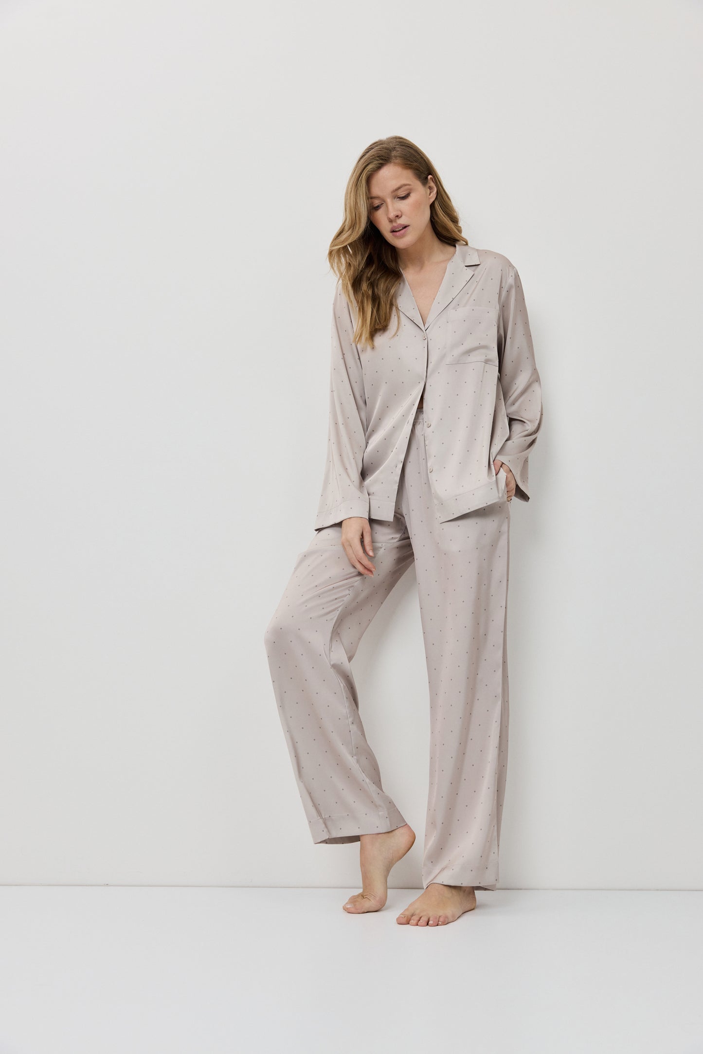 Pijama largo Zela - flanesyfresones