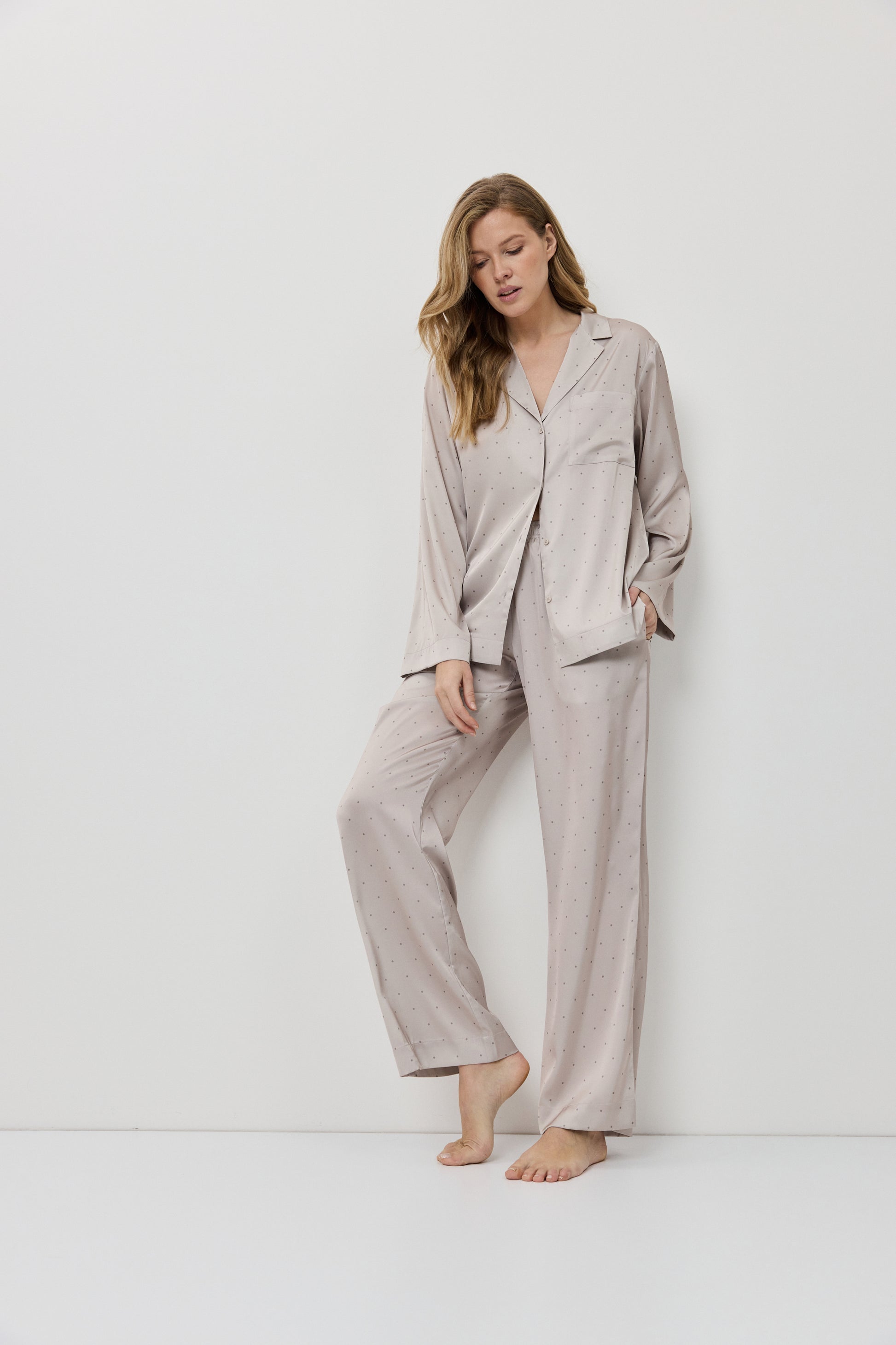 Pijama largo Zela - flanesyfresones